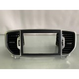 Moldura Multimídia C/ Difusor Ar Condicionado Kia Sportage