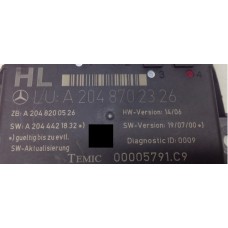 Módulo Porta Traseira Le Mercedes C180 C200 A2048702326